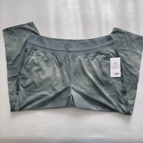 Athleta Women's Nolita Slim Tapered Printed Crop Pant Denali Plus Size 20 Pocket - Picture 13 of 13